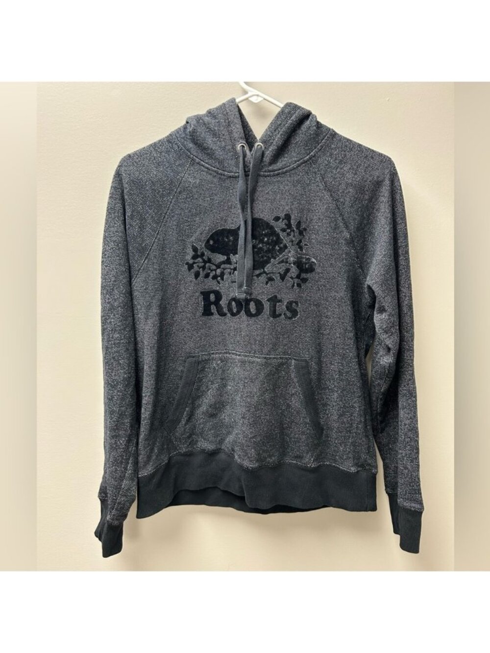 Roots Black Salt and Pepper Hoodie